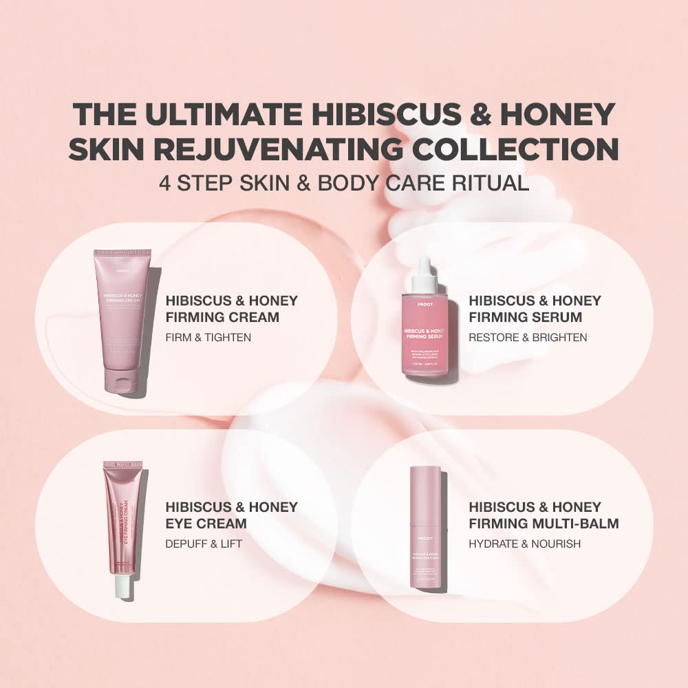 Firming Hibiscus and Honey Neck Cream 50ml Lightweight Formula for All Skin Types - Image 3