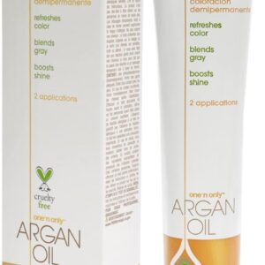 One N' Only Demi Permanent Hair Color - Permanent Hair Dye Made with Argan Oil - Delivers Rich, Accurate Tones with Gray Coverage - Improves Moisture & Elasticity - 3N Dark Natural Brown (3 oz)