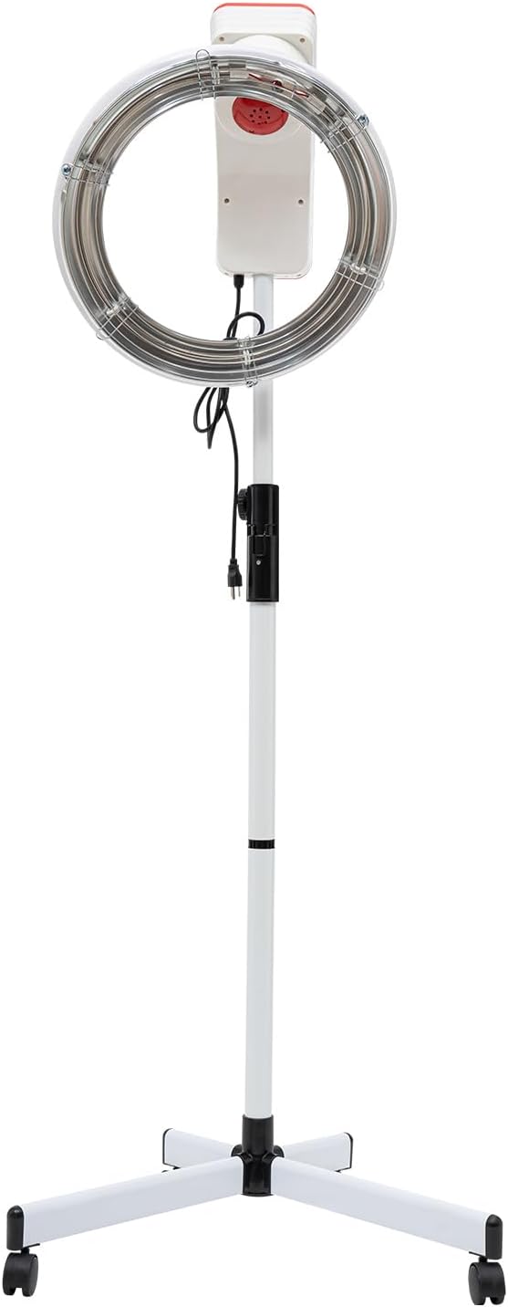 Professional Hair Salon Steamer,Stand HairDryer, Orbiting Rotating Hair Processor with Wheels,3 in 1 Orbiting Hair Dryer,Hair Dryer Accelerator, Perm Styling