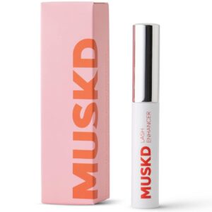 Eyelash Growth Serum - Lash Enhancer for Longer, Thicker, Fuller Lashes & Brows - Natural, Vegan & Cruelty-Free Eyelash Serum for Lash & Brow Growth, Gentle Formula (3 ML)