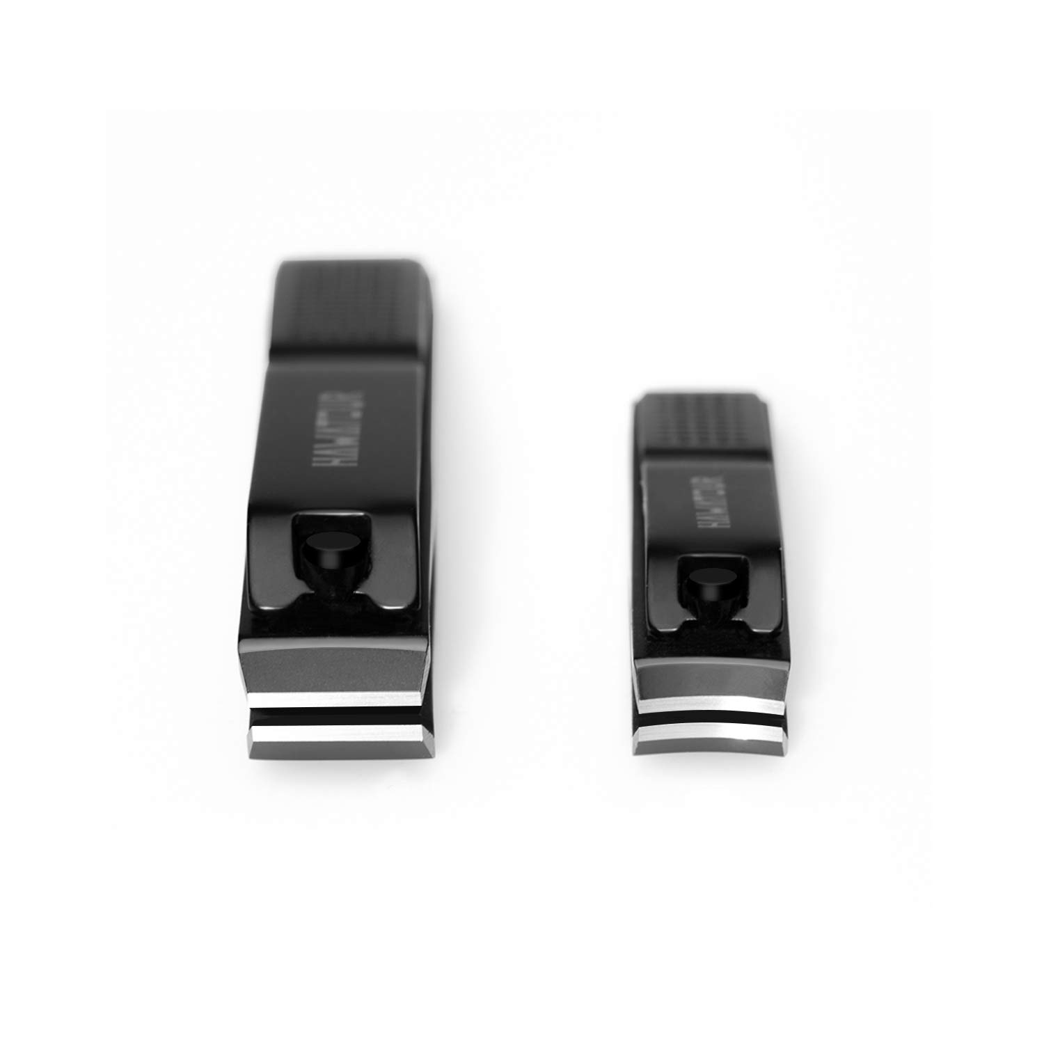 Nail Clippers Set, Ultra Sharp Sturdy Fingernail and Toenail Clipper Cutters with Visibly Tin Case, Black - Image 3