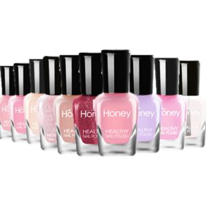 10 Bottles Easy Peel off Nail Polish Set Quick-drying, Non-Toxic Nail Polish - DIY Water Based Nail Polish Kit with Top Base Coat Nail ecoration products for Women Girls