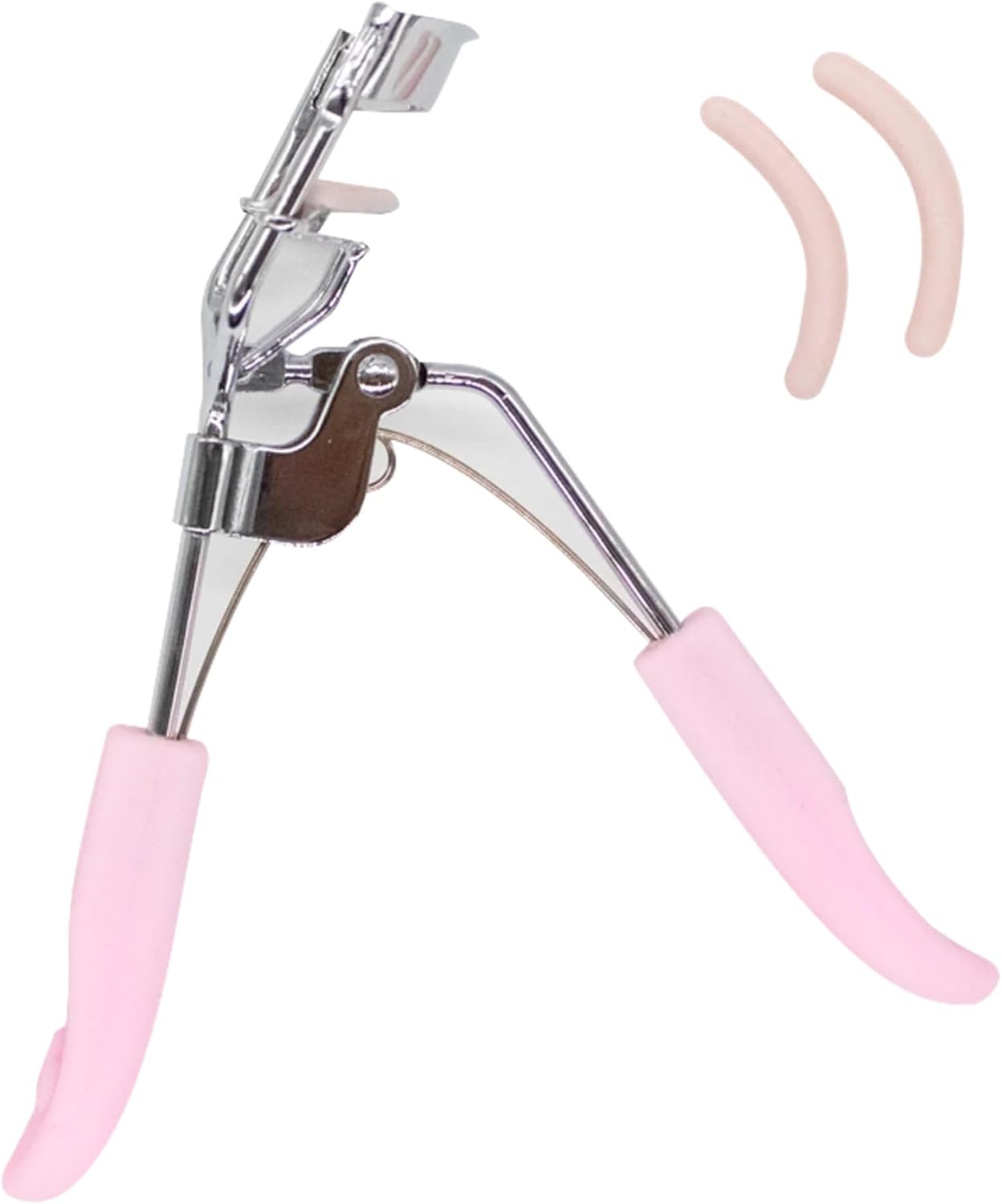 Sky High Eyelash Curler – Includes 2 Replacement Pads – Eye Lash Curler Best Seller for Lifted Lashes & Long-Lasting Curl (Silver)