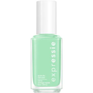 essie Expressie Nail Polish, Quick-Dry Mint Green Nail Polish, Vegan, Express To Impress, 0.33 fl oz