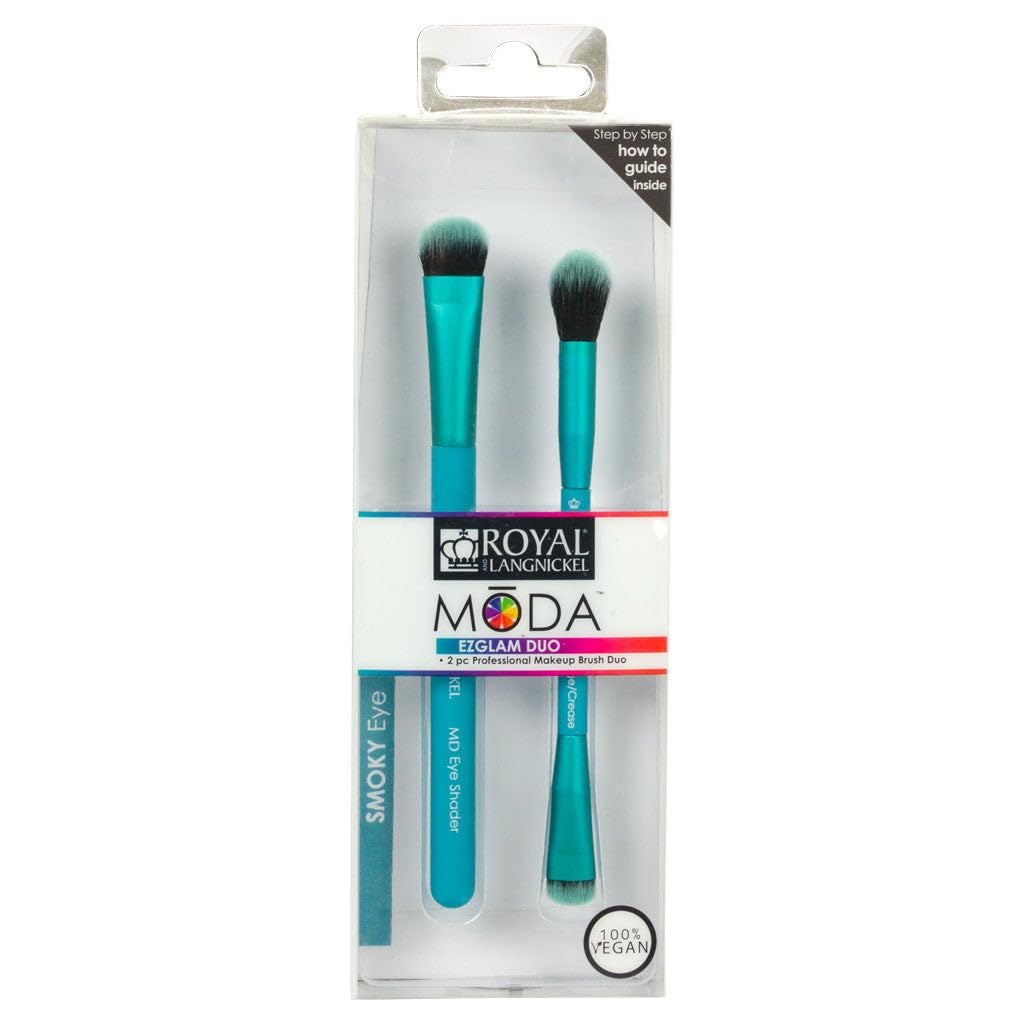 EZGlam Duo Smoky Eye Makeup Brush Kit – Dual-Ended Eye Brushes for Blending & Defining, Vegan & Cruelty-Free - Image 6