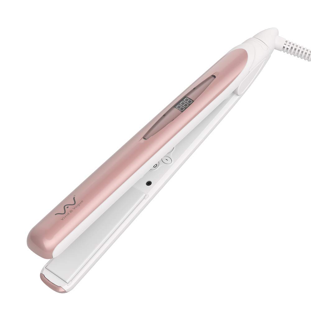 VAV Hair Straightener Flat Iron 2 in 1 Hair Iron Ceramic Tourmaline Panel Fast Heat Up Hair Styling Tools Temperature Adjustable - Image 2