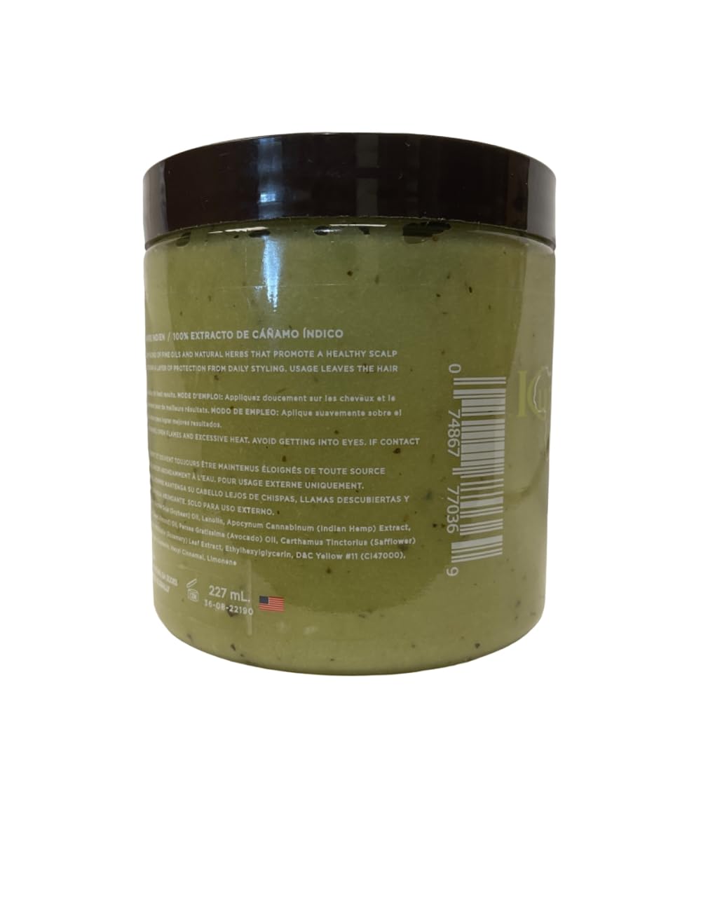 Kuza Indian Hemp Chebe Hair Scalp Treatment for Healthy Retention 7.7 oz New - Image 2