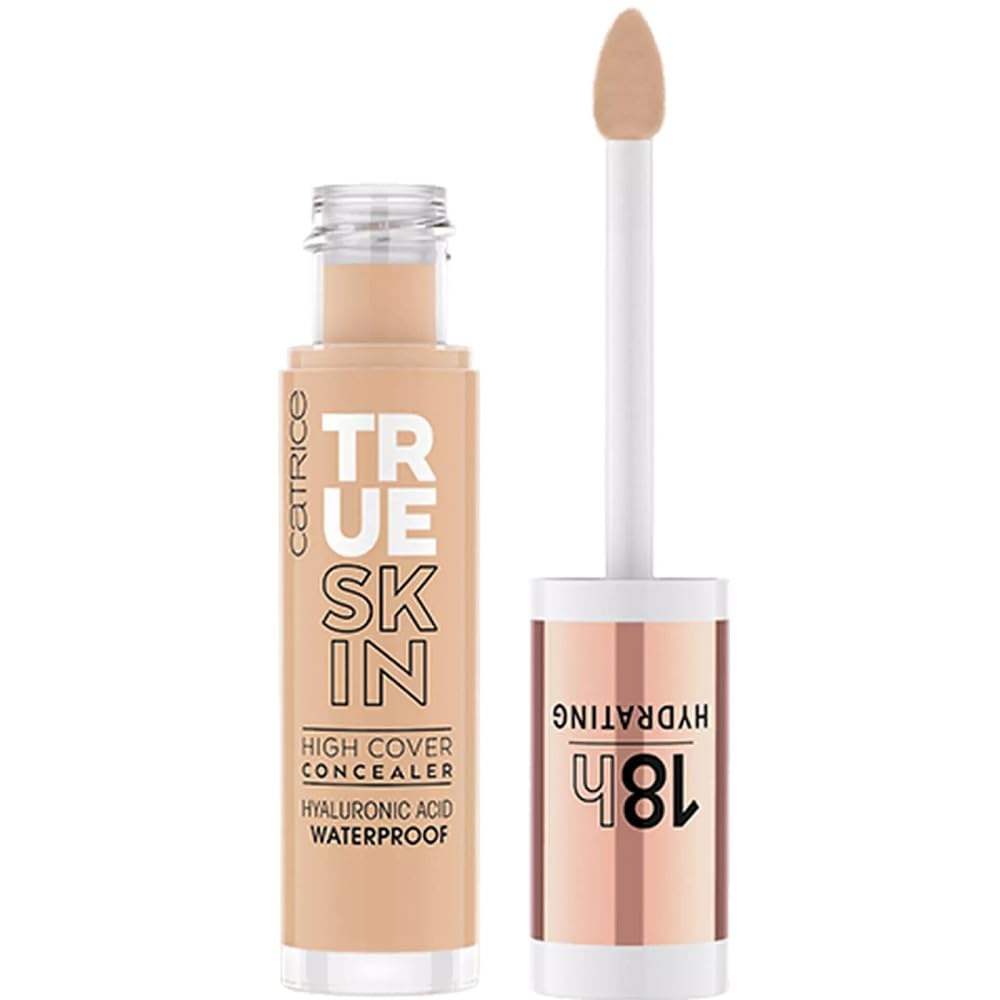 Catrice | True Skin High Cover Concealer (032 | Neutral Biscuit) | Waterproof & Lightweight for Soft Matte Look | With Hyaluronic Acid & Lasts Up to 18 Hours | Vegan, Cruelty Free - Image 2