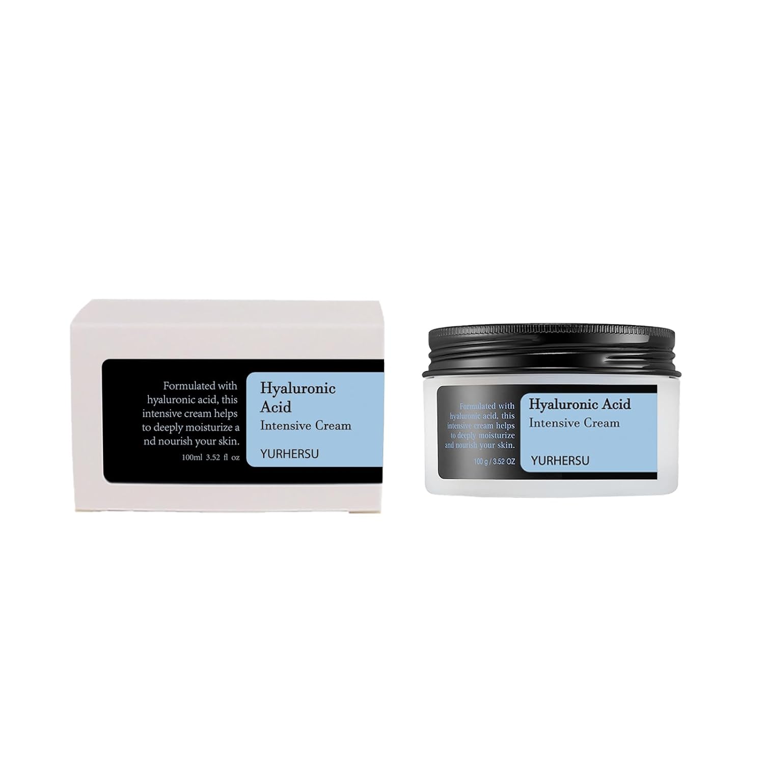 Hyaluronic Acid Moisturizing Cream,Long-lasting Hydration, Hyaluronic Acid Face Moisturizer for Dry Skin,Oily Skin,Sensitive Skin