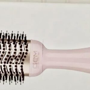 GEM Hot Air Styling Brush for Dry - Style - Volume for Dry Style Blow Dryer Brush, Baby Pink