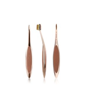 Artis Elite Linear Brush 1 - Makeup Brush with Solid Metal Handle - Soft Makeup Brushes - Makeup Tools for Liquid, Creams, Powders - Rose Gold - 1 pc