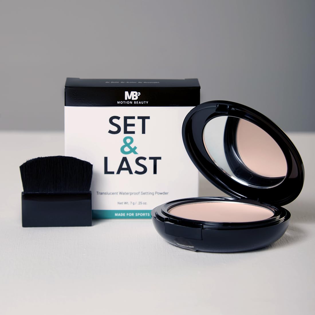 Set & Last: Waterproof Setting Powder, Sweat Proof Translucent Lightweight Pressed Powder, Matches any Skin Tone, For Active Workouts, Long Lasting Gym Makeup, 0.35 Oz - Image 6