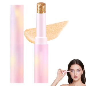 Crystal Hydrating Jelly Stick Eyeshadow Stick, 2025 New Jelly Shimmer Eye Shadow Crayon, Long Lasting Shimmer Eyeshadow Eye Brightener Makeup Glitter Gradient Eye shadow Sticks (#05)