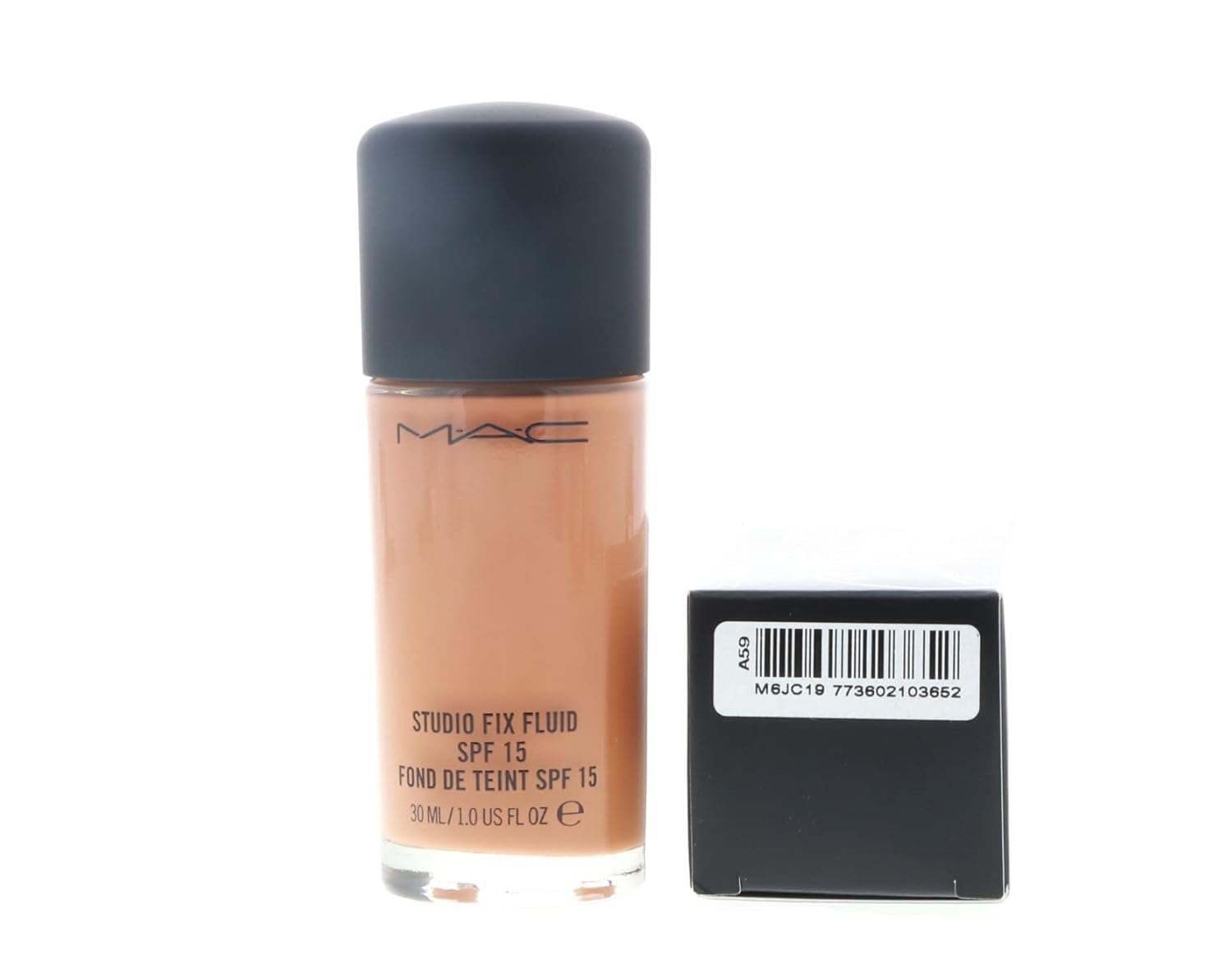 M.A.C. Studio Fix Fluid Foundation SPF 15 Boxed, NW43, 1 Count (A10) - Image 4