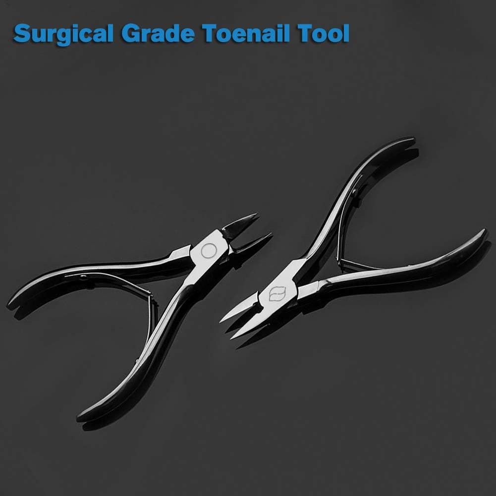 FERYES Toenail Clippers Straight Blade for Thick Toenails, Nail Clippers for Thick and Ingrown Nails - High Temperature Forging Stainless Steel Toe Nail Tools - Image 8