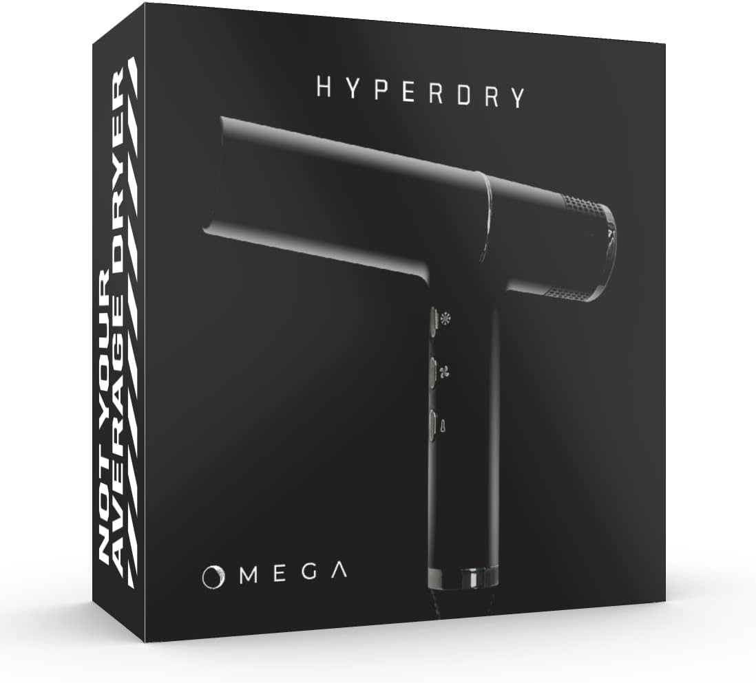 HyperDry Professional Ionic Hair Dryer | Ultra Light Weight | IQ Perfetto | High-Tech Brushless Motor | 2000W