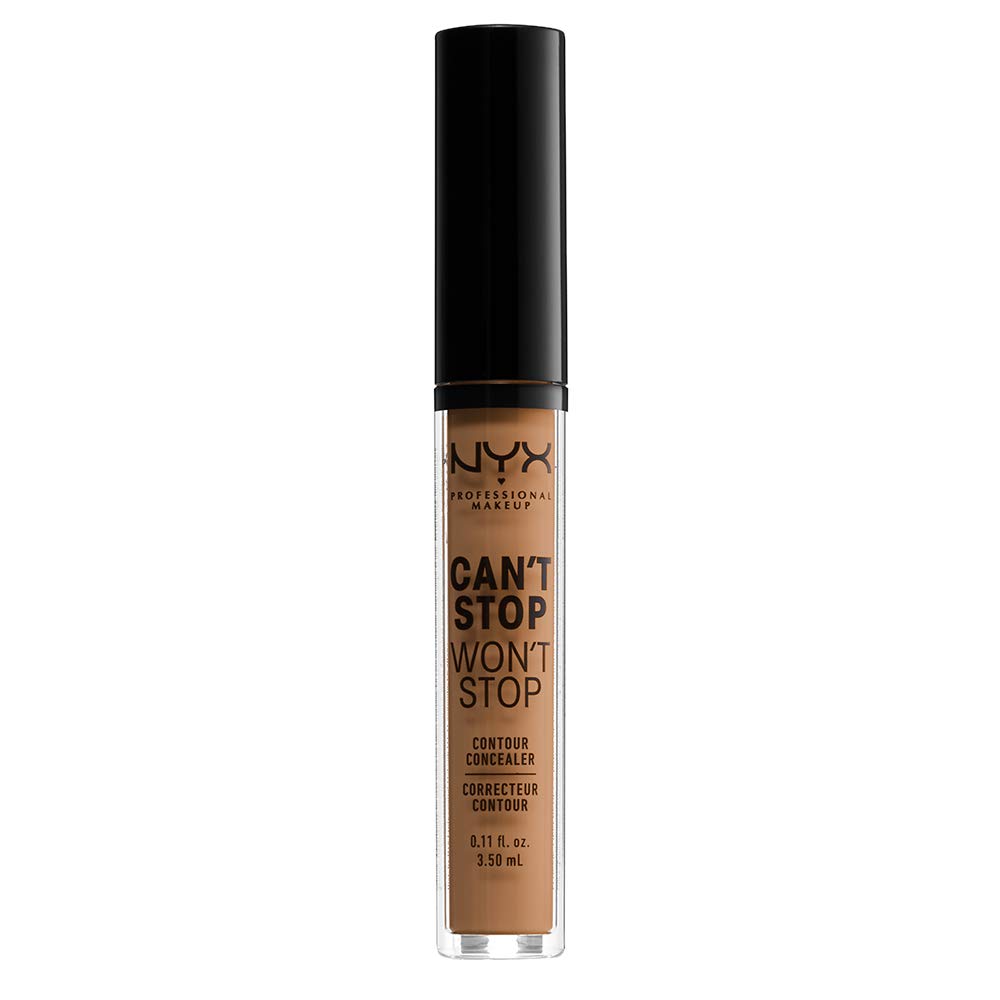NYX PROFESSIONAL MAKEUP Can't Stop Won't Stop Contour Concealer, 24h Full Coverage Matte Finish - Warm Honey - Image 5