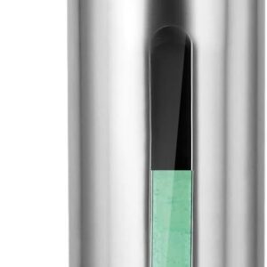 Stainless Steel Soap Dispenser, 7Oz Slim Rust Proof Liquid Soap Dispenser for Kitchen & Bathroom - Refillable Brushed Nickel Dispenser for Essential Oils and Shampoo