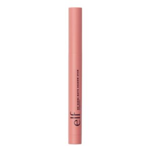 e.l.f. No Budge Matte Shadow Stick, One-Swipe Cream Eyeshadow Stick, Long-Wear & Crease Resistant, Matte Finish, Bombshell