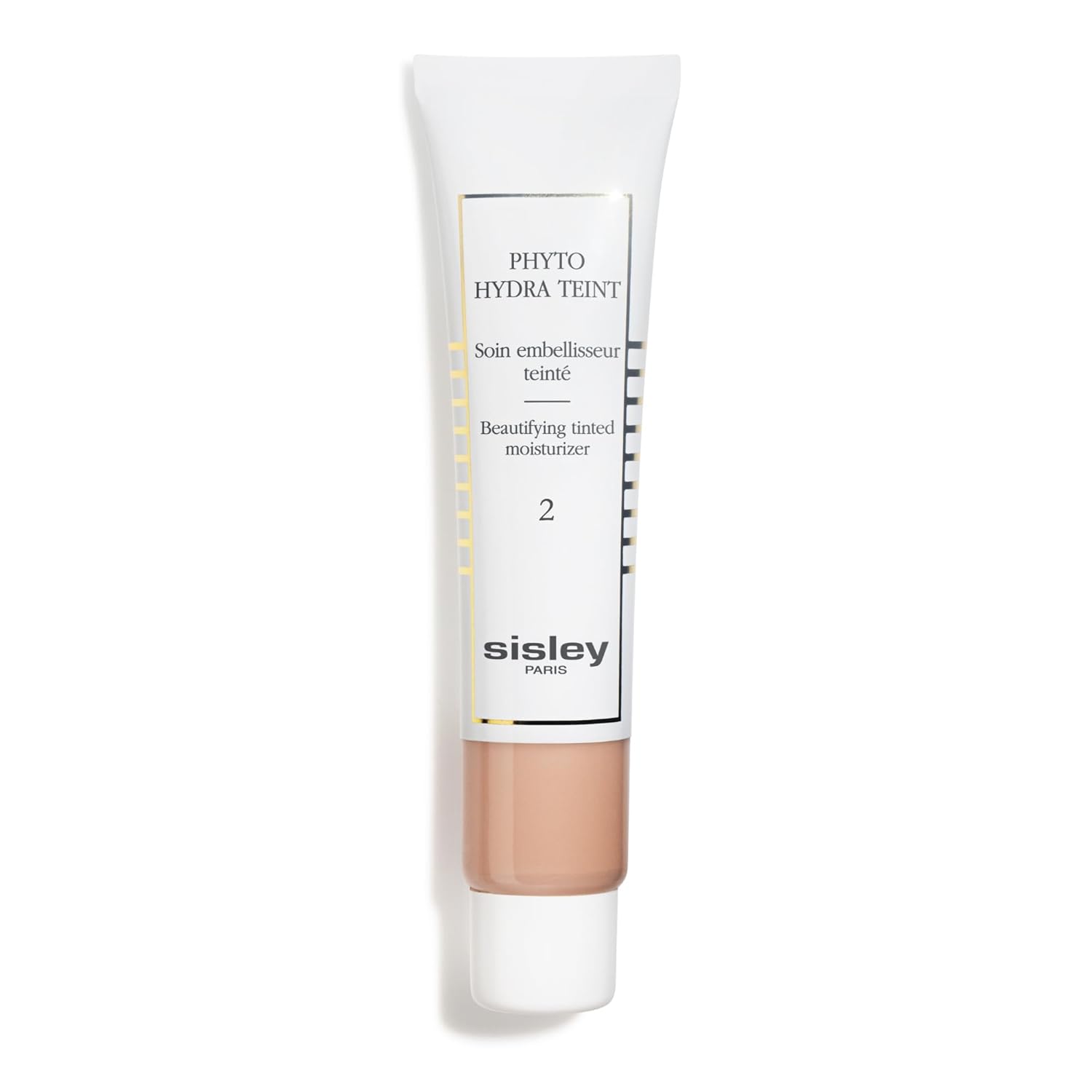 Sisley Paris Phyto-Hydra Teint, No. 2 Medium - 40 mL - Beautifying Tinted Moisturizer - Evens, Corrects & Illuminates - Glide-On, Light Texture for Glowy, Bare-Skin Finish