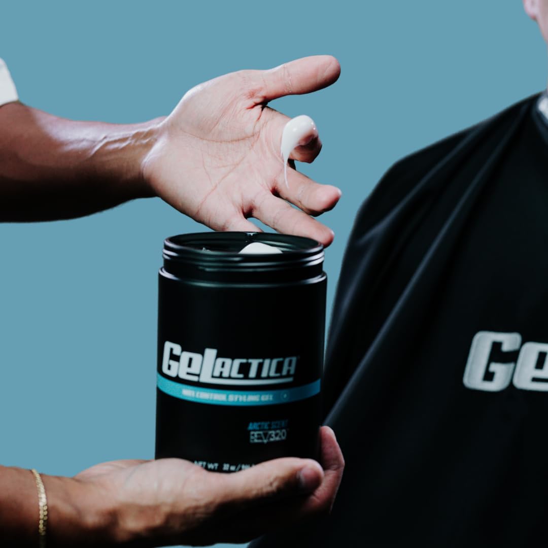 Max Control Hair Gel for Men, Alcohol-Free, Strong Hold Styling Gel, Natural Extracts for Long-Lasting Hold and Shine, Slick Back Hair Style 32 Oz - Image 7