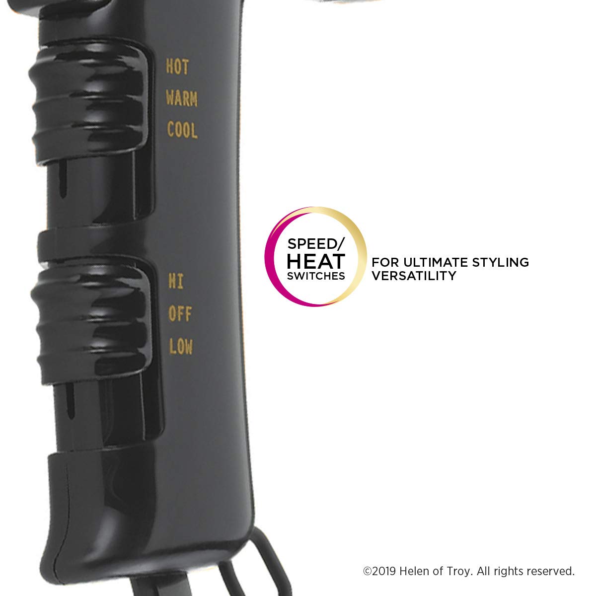 Gold N Hot GH8135 Professional 1875-Watt Dryer with Styling Pik - Image 3