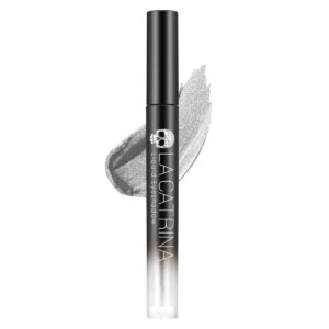 Silver Liquid Eyeshadow - Glitter Shimmer Sparkle Glow Silvery Eye shadow Makeup, High-impact Pigmented, Long Lasting, Waterproof Liquid Metallic Eyeshadow, Easy to Apply & Quick Drying
