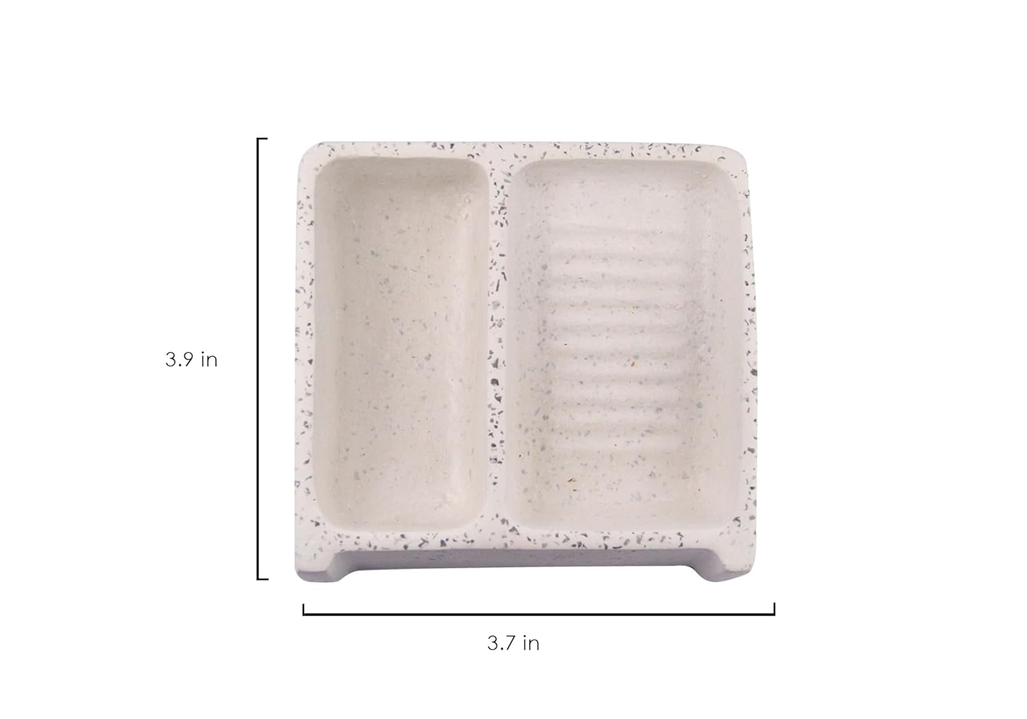 Mini Mexican Washboard for Makeup Brush Cleaner Handmade, Brush Cleaning, Washing Tool Cosmetic Brush Clanear, Mexican Lavaderito, Lavadero Miniatura Artesanal, Brush Washer (White) - Image 2