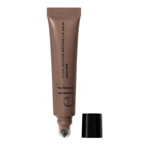e.l.f. Glow Reviver Melting Lip Balm, Hydrating Tinted Lip Balm For A Glossy Finish & Soft, Supple Lips, Vegan & Cruelty-Free, Java Chip