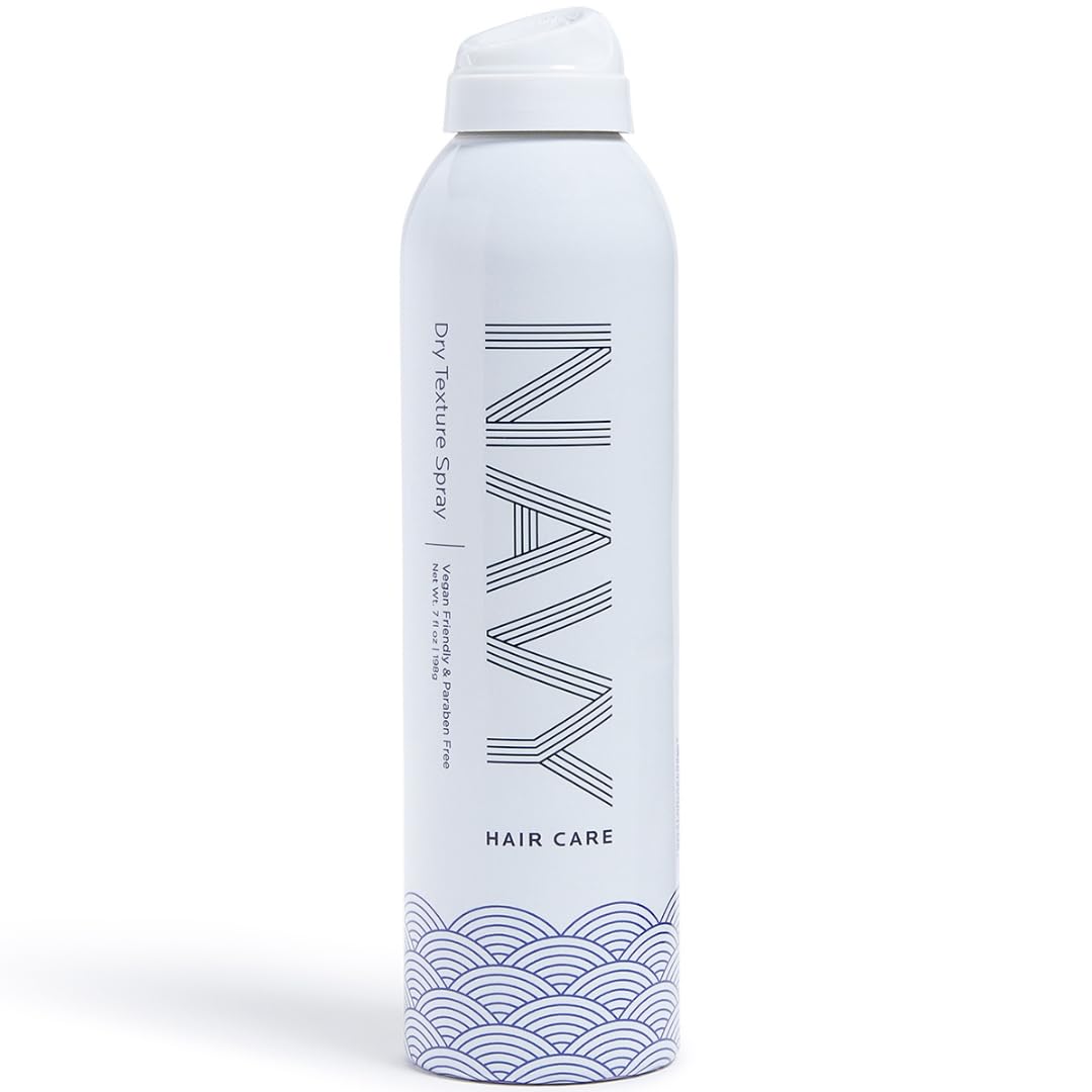 NAVY HAIR CARE Dry Texture Spray | Adds Instant Thickness + Volume | Sunflower Oil for Hair Breakage | 7 oz