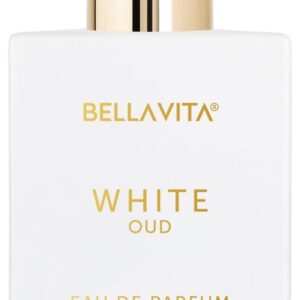 BellaVita Luxury White OUD Unisex Perfume 100Ml | Premium Arabic Men and Women Perfumes | Notes of Artemisia, Musk, Oud Vetiver and Freesias | Exquisite Unisex Arabian Perfume for Women & Men