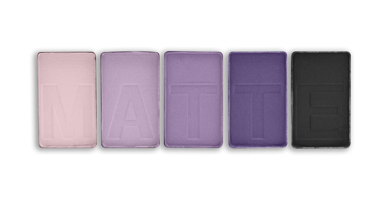 L.A. COLORS 5 Color Matte Eyeshadow Palette, Purple Cashmere CEM473 - Image 2