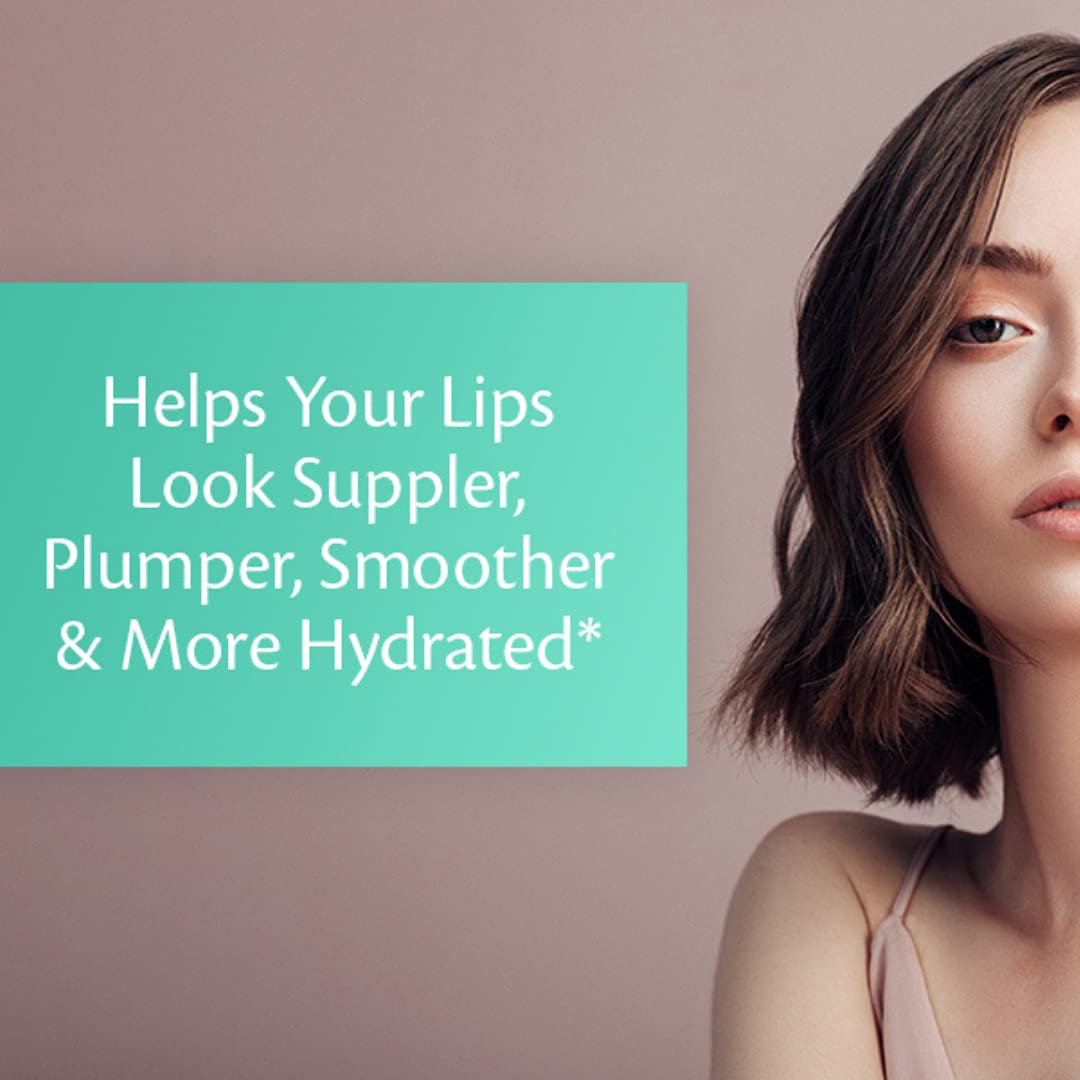 Collagen Lip Plumper Clinically Proven Lip Enhancer for Fuller Softer Lips Increased Elasticity Reduce Fine Lines Hydrating Plump Gloss Lipstick Primer 4 ml (Teal) by M3 Naturals - Image 7