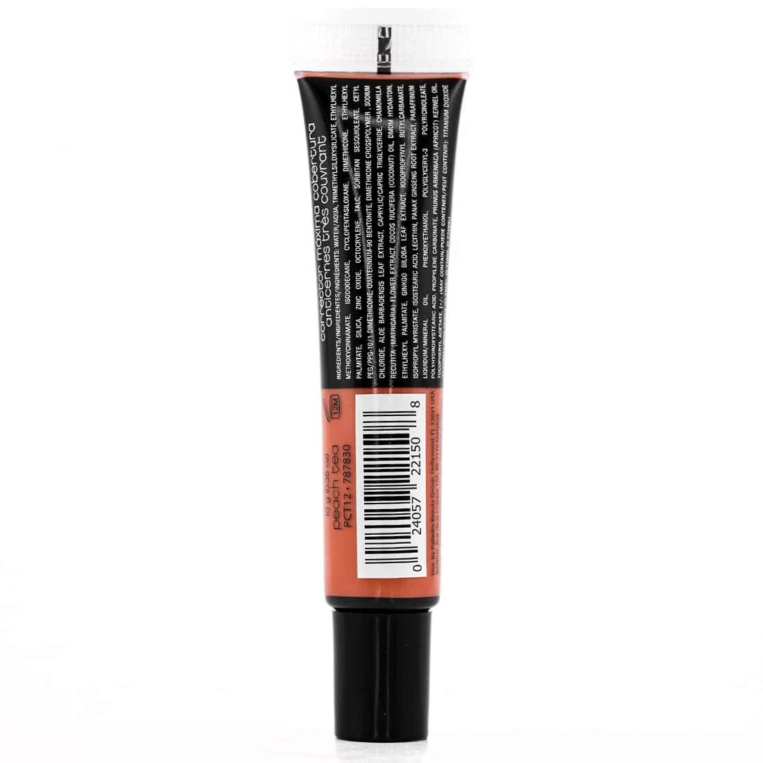Palladio Full Coverage Concealer, Under Eyes Disguise, Creamy Face and Eye Concealer, Evens Skin Tone, Conceals Blemishes, Dark Circles and Fine Lines, Use with Concealer Brush, Peach Tea - Image 8