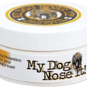 Moisturizing Sun Protection Balm for Dogs Noses - Protect Your Dog from Harmful UVA/UVB Rays .5 Ounce