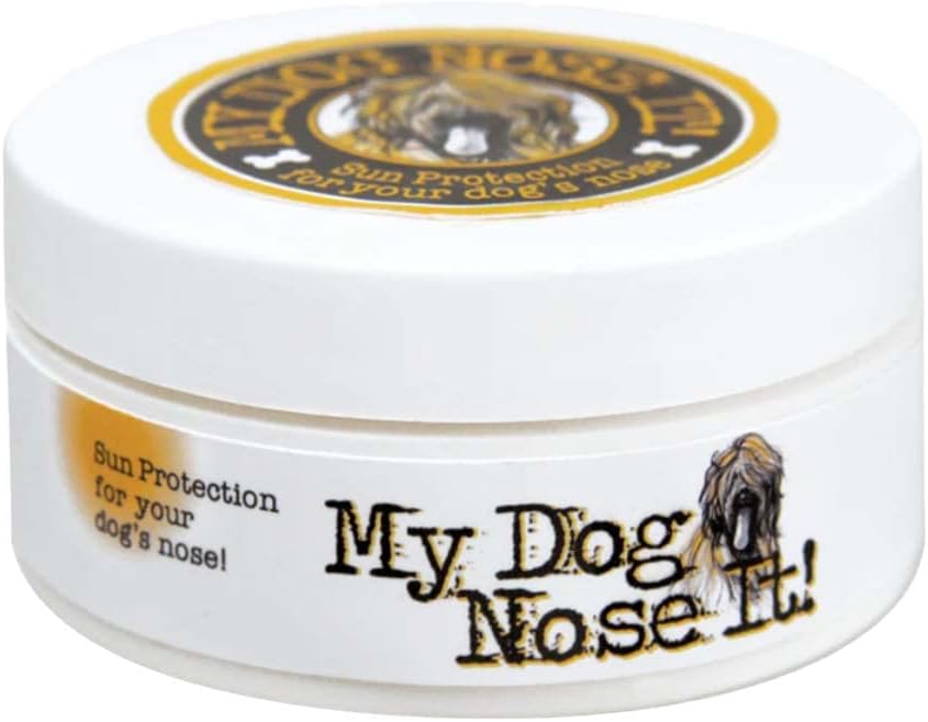 Moisturizing Sun Protection Balm for Dogs Noses - Protect Your Dog from Harmful UVA/UVB Rays .5 Ounce