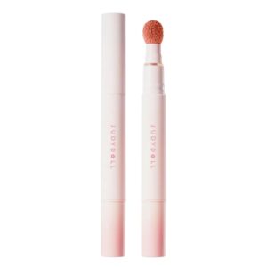Judy Doll Liquid Lipstick, Judy Doll Cushion Lip Powder Cream, 2 in 1 Lipstick and Cushion Foundation, Moisturizes, Plump and Fades Lip Lines (#D10 Multi Balm, 1.8g)