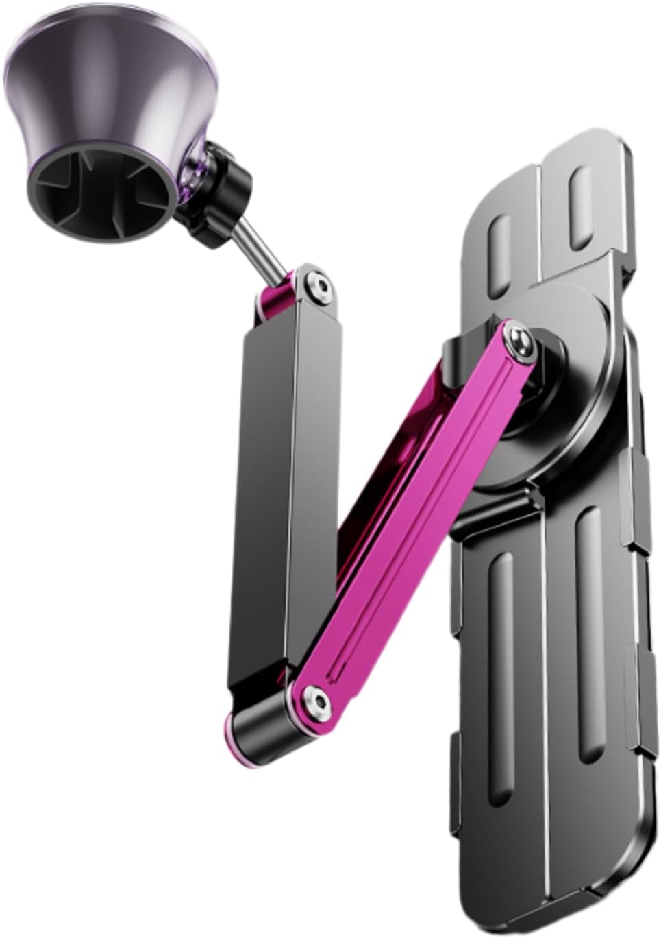 Adjustable Blow Dryer Holder Wall Mounted Storage,Bathroom Blow Dryer Holder,Height Angle,Metal Material Compatible with 99% Hair Dryer Hanger, Suitable for countertop use - Image 2