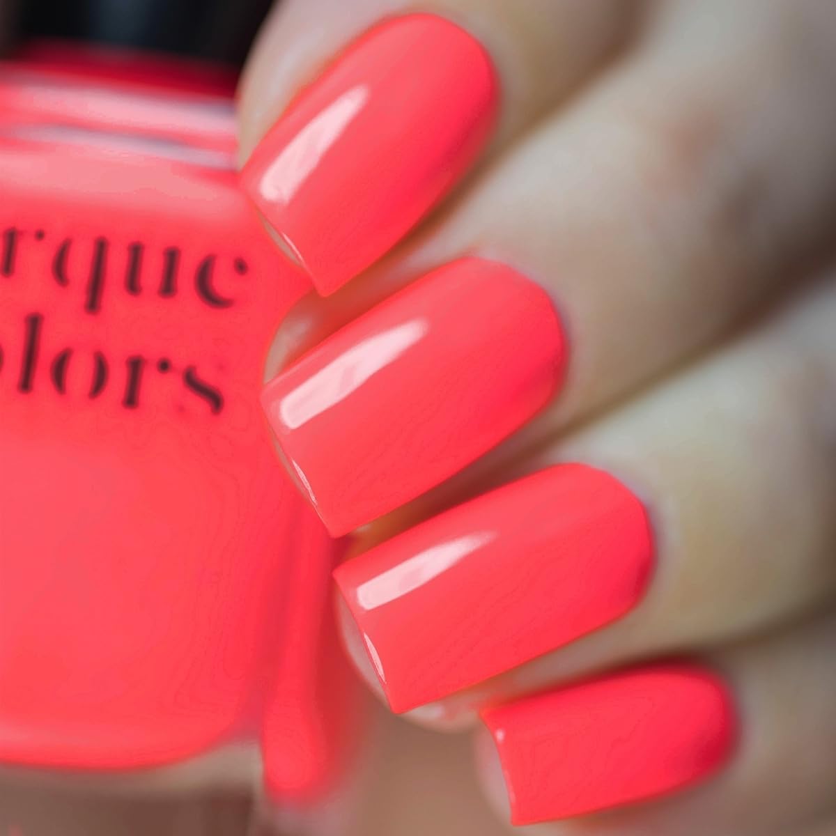 Cirque Colors Vice Collection - Crème Nail Polish - Boozy Brunch - Neon Coral - 0.37 fl. oz. (11 ml) - Vegan, Cruelty-Free, Non-Toxic Formula - Image 2