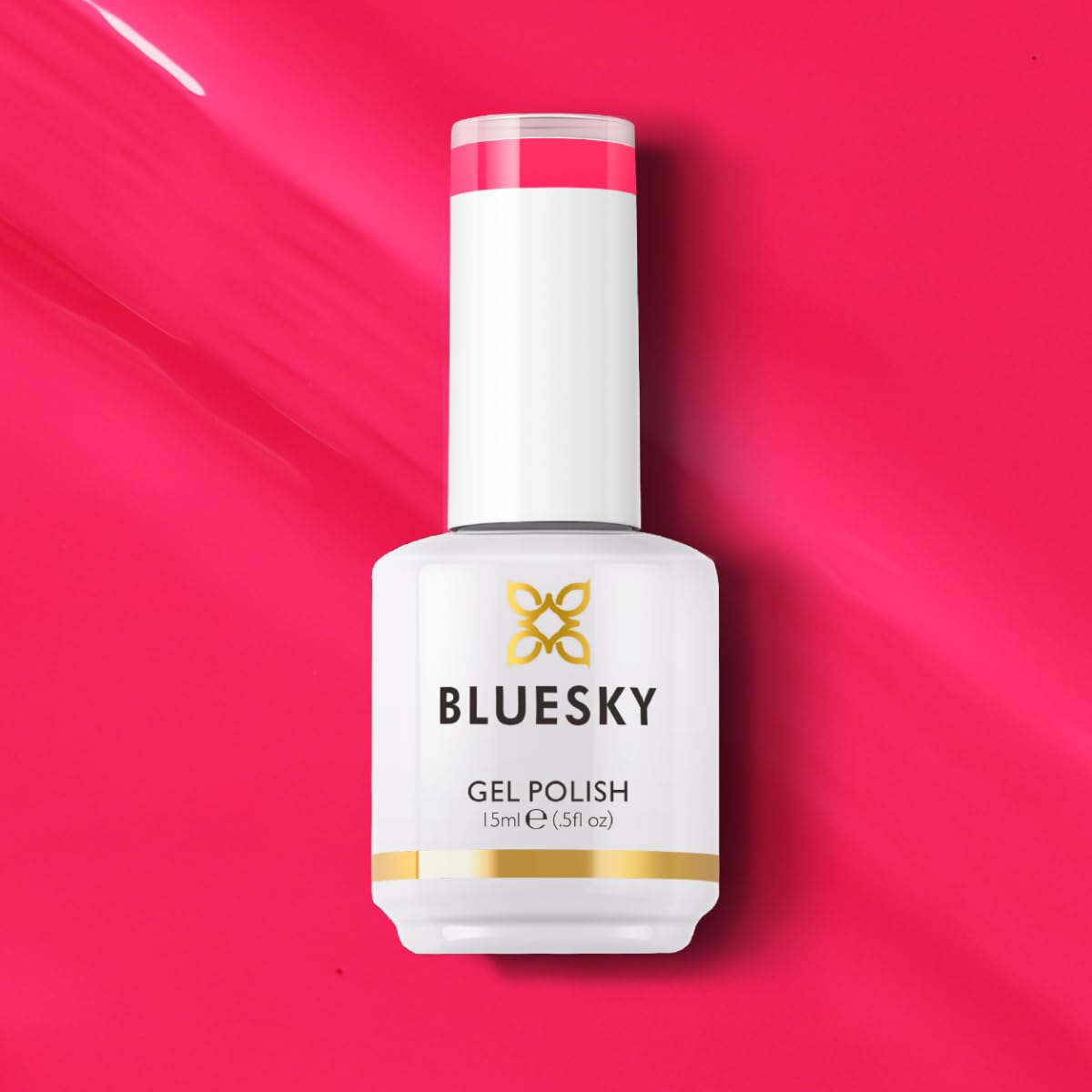 BLUESKY Pink gel polish - Fresh Neon Pink Soak off Nail Polish,Professional Salon Quality,Vegan,Nail Art,Gift For Women,15ml N25P Fruit Twist - Image 6