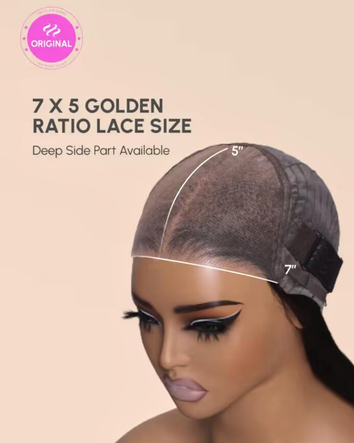 UNICE 8 inch Short Curly Beyond Basics Bob Wig Human Hair Bye Bye Knots Glueless Wigs Pre Plucked Pre Cut 7x5 HD Lace Closure Ready to Go Wig Reddish Brown Color - Image 4