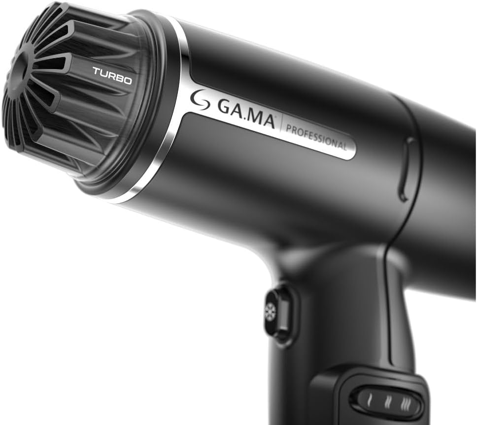 IQ LITE | IQ Perfetto | Hair Dryer by GaMa Italy | 110,000 RPM Brushless Motor | Turbo Venturi Technology | Oxy-Active Technology | Black - Image 9