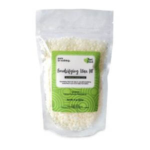 | Non-GMO Emulsifying Wax NF Pastilles - 8 oz. | Product of USA | 100% Natural Plant Derived | For Lotion, Cream Making & Cosmetic Formulation | Cosmetic Grade
