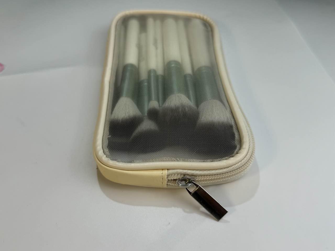 HEYMKGO Makeup Brushes, 12 Pcs Professional Makeup Brush Set Premium Synthetic Foundation Powder Blush Concealer Blending Eyeshadow Lip Eyebrow Make Up Brushes Kit with Travel Bag - Image 11