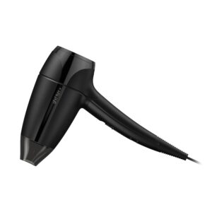 ghd Flight+ Travel Hair Dryer ― 1300w Professional Portable Hair Volumizer, Suitcase Friendly, Lightweight, Powerful, and Compact Blow Dryer with Luxurious Travel Case ― Black