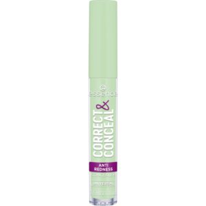 essence | Correct & Conceal Anti-Redness Concealer | Neutralizes Redness with Soothing Aloe Vera | Vegan & Cruelty-Free (100 | Green)