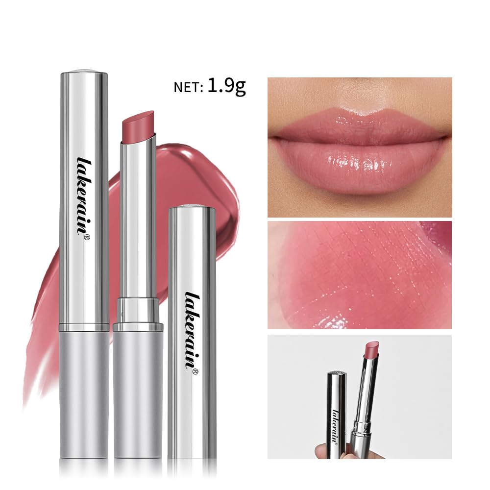 Pink Honey Lipstick Tinted Lip Balm - Sheer Hydrating Lipstick for All Skin Tones - Moisturizing Lip Color, Nourishing Lip Balm with Natural Black Cherry Tint - Image 8