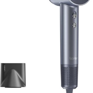 Laifen Swift Hair Dryer, High Speed 200M Ionic Blow Dryer with 110, 000 RPM Brushless Motor for Fast Drying, Low Noise, Hairdryer with 1 Magnetic Nozzle