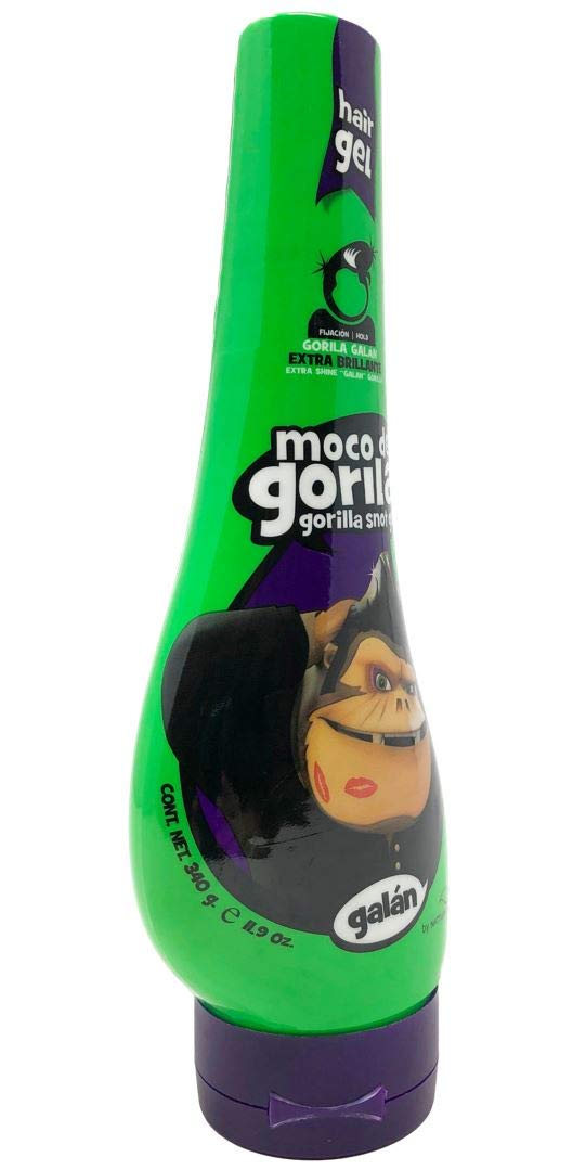 Moco de Gorila Galan Hair Gel | Extra Brillante Hair Styling Gel for Extreme Long-lasting Hold, Gorilla Snot Gel is the Ultimate Hair Gel to bring Shine to any Hairstyle; 11.9 oz Squizz Bottle - Image 4