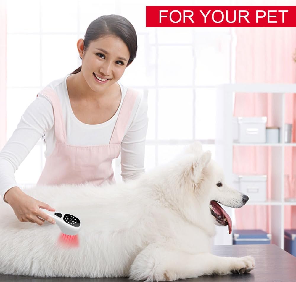 Cold Laser Human/Vet Device with LED Display Targets Joint and Muscles for Infrared Light(2x808nm +12X650nm) - Image 4